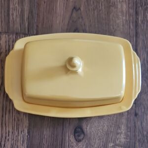 Fiestaware 1930s Yellow Butter Dish
